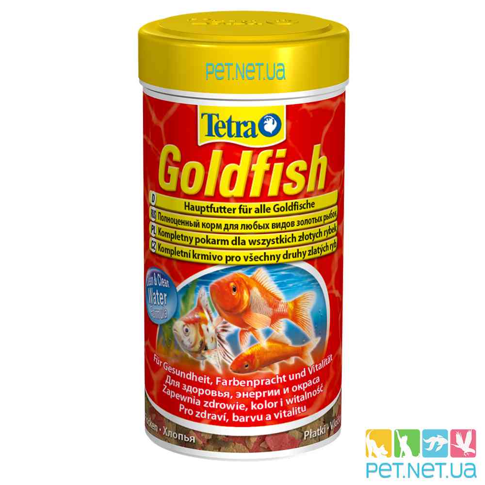 Корм Tetra Goldfish Colour для аквариумных рыб в хлопьях